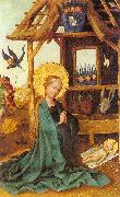 Lochner, Stephan Adoration of the Child France oil painting reproduction